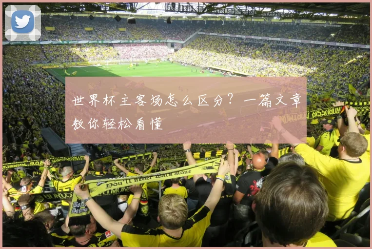 世界杯主客场怎么区分?一篇文章教你轻松看懂