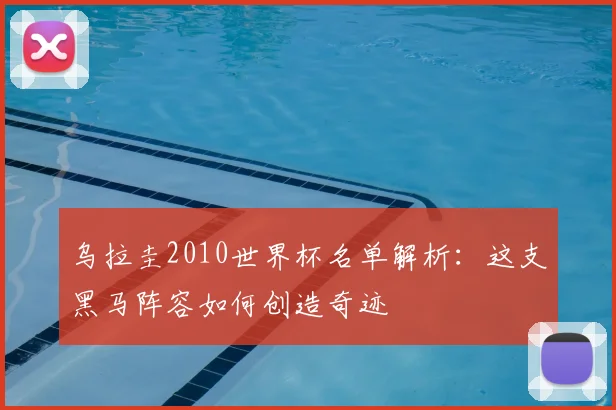 乌拉圭2010世界杯名单解析：这支黑马阵容如何创造奇迹